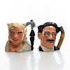 2 LG ROYAL DOULTON CHARACTER JUGS, CELEBRITY COLLECTION