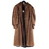 A Ladies Beaver Coat From Alaska Furs
