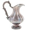 French Silver Water Pitcher