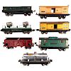 Seven Lionel O Gauge Freight Cars
