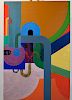 John ROSS:  "Pipes" -  Acrylic on Canvas