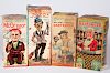 Four Rosko Japanese battery operated toys