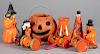 Group of vintage Halloween decorations