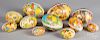 Eleven German Easter egg candy containers