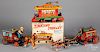 Three tin lithograph battery operated toys