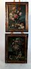 Pair of Antique Floral Still Life Paintings