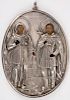 RUSSIAN SILVER DOUBLE-SIDED ICON