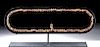 Gandharan Gilt Brass / Wood Beaded Mala - 108 Beads