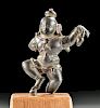 16th C. Indian Bronze Dancing Krishna Statuette