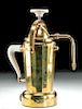 1960s Italian Bialetti Brass Espresso Maker