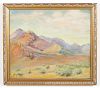 Attr. to Carl Oscar Borg (American, 1879-1947) Western Mountains