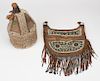 Yoruba Divination Object and North African Leather Bag
