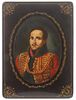 SIGNED RUSSIAN LACQUER PLAQUE