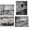 A. Aubrey Bodine. Four Skiing Themed Photos