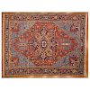 Semi-Antique Heriz Carpet, Persia, 10 x 13.1