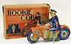Marx Tumbling Rookie Cop Wind Up Tin Toy