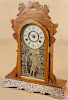 New Haven oak gingerbread clock, late 19th c., 19
