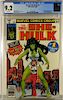 Marvel Comics Savage She-Hulk #1 CGC 9.2 Newsstand