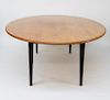 Oval Maple Top Hepplewhite Style Dining Table