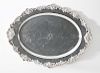 Gorham Sterling Silver Oval Platter with Floral Embossed Edge, circa 1908