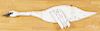 Painted flying goose plaque,