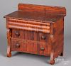 Miniature Pennsylvania painted chest of drawers