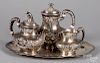 Gorham sterling silver three-piece tea service