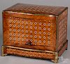 French parquetry cordial tantalus set