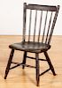 Painted child's rodback Windsor chair