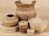 Six Native American baskets, to include a Nootka