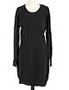 Chanel Black Cashmere Sweater Dress Size 42