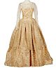 Escada Couture Vintage Gold Ball Gown Size 36