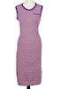 Chloe Pink Purple Cashmere Sweater Dress Size S