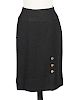 Chanel Boutique Black Woven Skirt Size 38