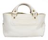 Celine White Leather Boogie Bag