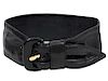 Loewe Black Leather Belt Size 70