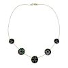 Ippolita Phantom 18k Gold Onyx Shell Necklace