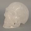 Carved Rock Crystal Skull, 20th century. height 6 inches, width 4 1/2 inches, depth 7 inches.