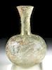 Roman Glass Bottle - Globular Form