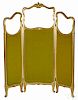 French giltwood dressing screen, 20th c., 65 1/2''