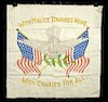 WWI Era American Textile Peace Flag w/ Lincoln's Words
