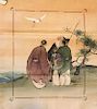 Painted Fukusa, Meiji Period