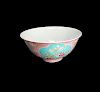 Chinese Porcelain Floral Bowl, Signed