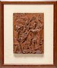 18th C. German Carved Wood "Flagellation" Relief