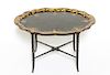 Gilt & Black Lacquered Chinoiserie Cofee Table