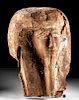 Egyptian Wood Coffin Upper Lid, ex-de Young Museum