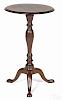 Mahogany candlestand, 19th c., 30'' h., 23'' w., to