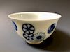 A BEAUTIFUL ANTIQUE  BLUE AND WHITE PORCELAIN BOLW ,  MARKED, 18-19 CENTURY