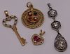 JEWELRY. Grouping of (4) Gold Pendants.