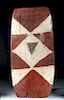 Early 20th C. Papua New Guinea Maring Wood Shield